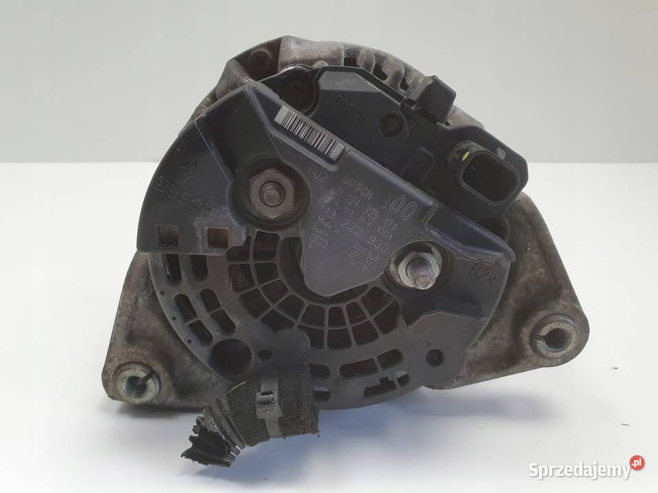 Opel Astra H 14 16V ALTERNATOR 100A 0124325171 osobowe Janów
