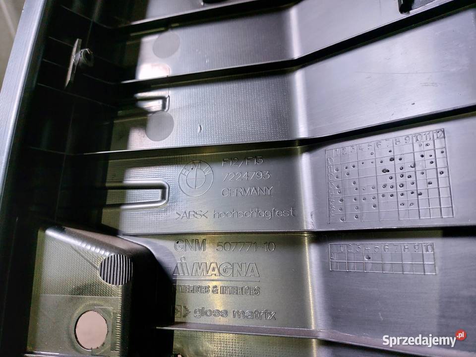 Listwa bagażnika BMW osobowe opolskie Praszka