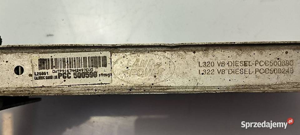 CHŁODNICA WODY LAND ROVER RANGE ROVER VOGUE L322 kujawsko-pomorskie Lipno