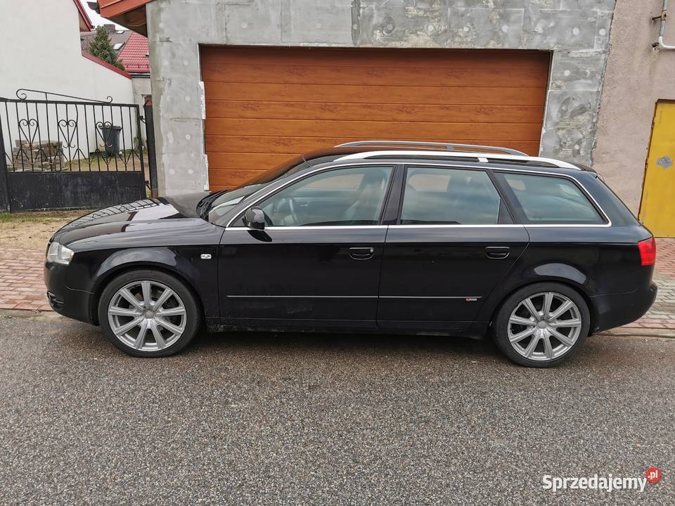 Audi A4 B7 18T LPG 163 SLINE CZARNA PERŁA Rok produkcji 2005 Kolno sprzedam
