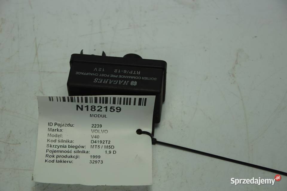 PRZEKAŹNIK ŚWIEC ŻAROWYCH VOLVO V40 7700107794 Lipno sprzedam