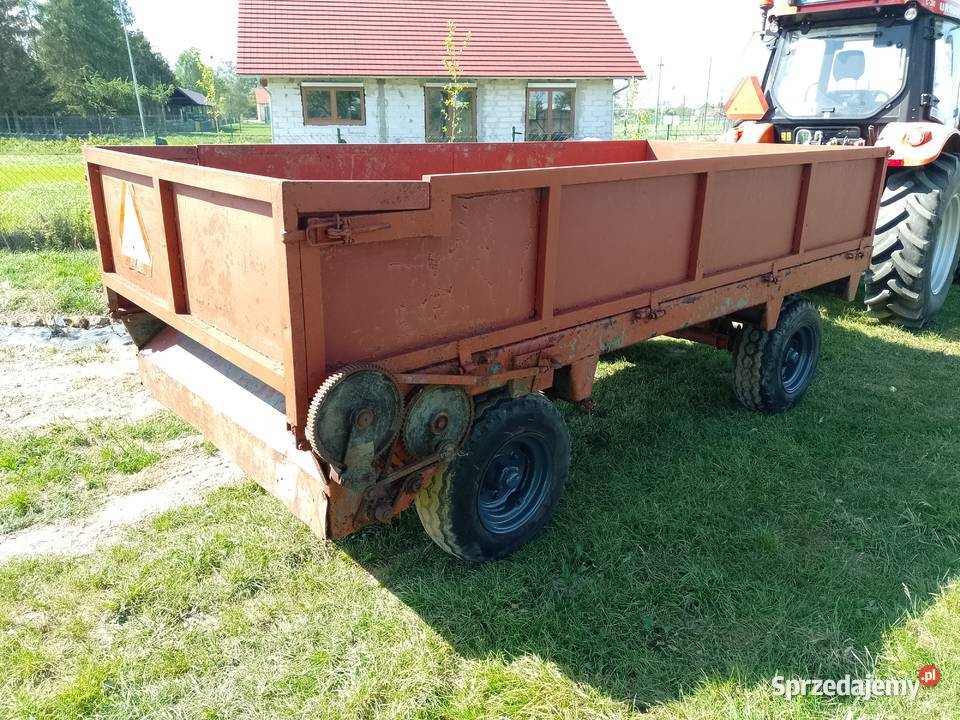 Przyczepa rolnicza rozrzutnik obornika Bolesławiec