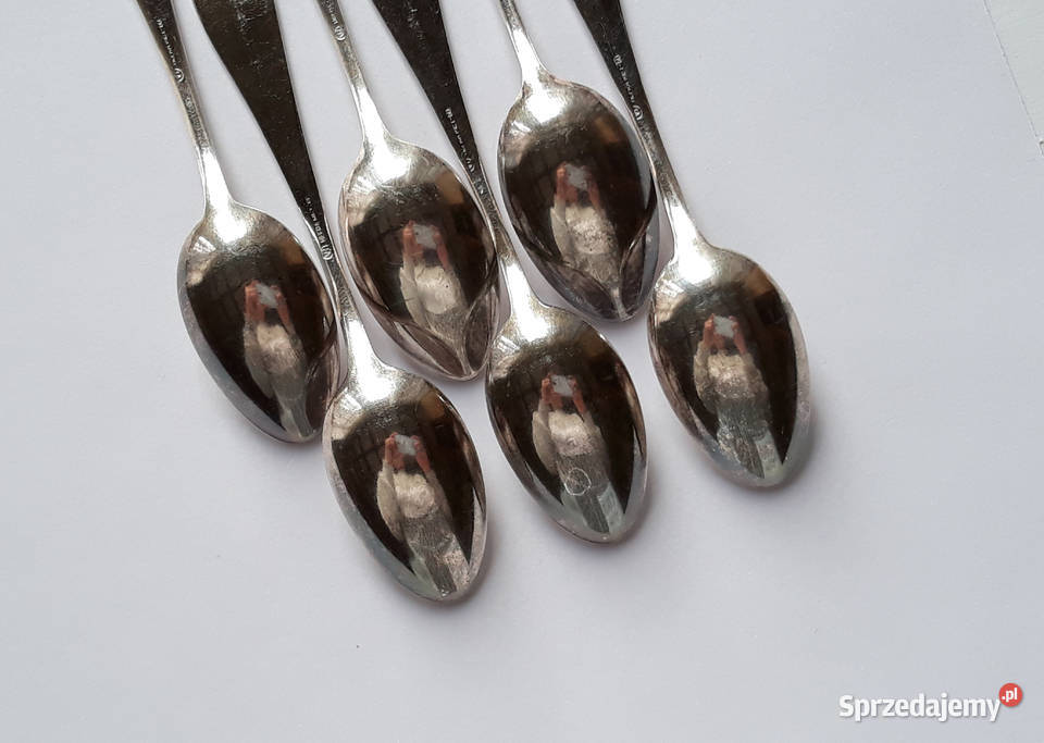 Posrebrzane łyżeczki do kawy mokki KSIĘSTWO Pozostałe śląskie Dąbrowa Górnicza