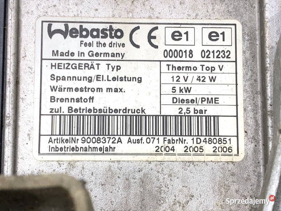 WEBASTO VW TOURAN 1K0815065P Hatchback 20 0310 podkarpackie sprzedam