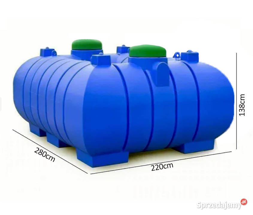 ZBIORNIK NA WODĘ DESZCZOWĄ 6000L z Filtrem Dom i Ogród