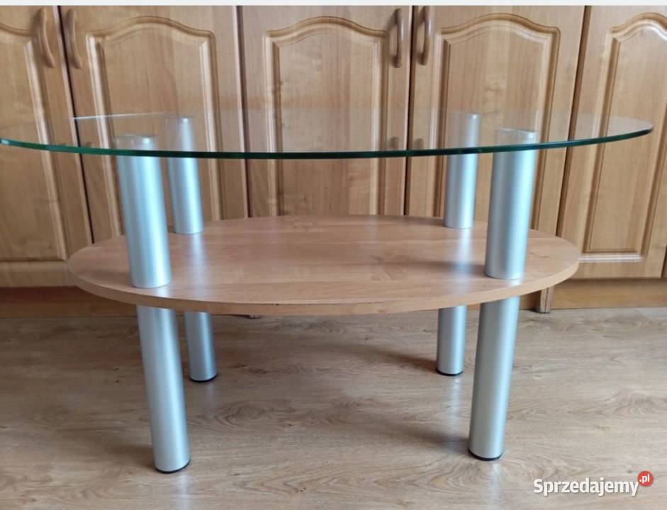 BRW Szklany stolik kawowy