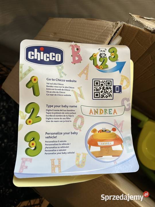 Chodzik Pchacz Jeździk 3w1 Chicco 123 zielony Rzeszów
