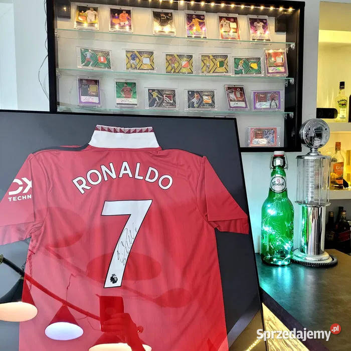 C Ronaldo koszulka z podpisem autograf rama Z Tuchola