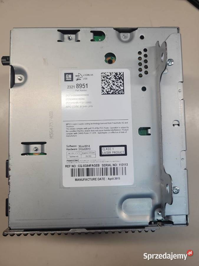 Opel Chevrolet Buick Radio Nawigacja naprawa Naprawa i warsztat Rybnik