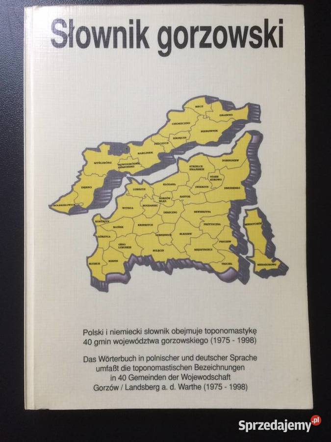 2733 Polski I Niemiecki Słownik Gorzowski sprzedam
