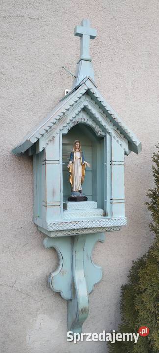 Kapliczka z figurą Maryji vintage Nowy Sącz