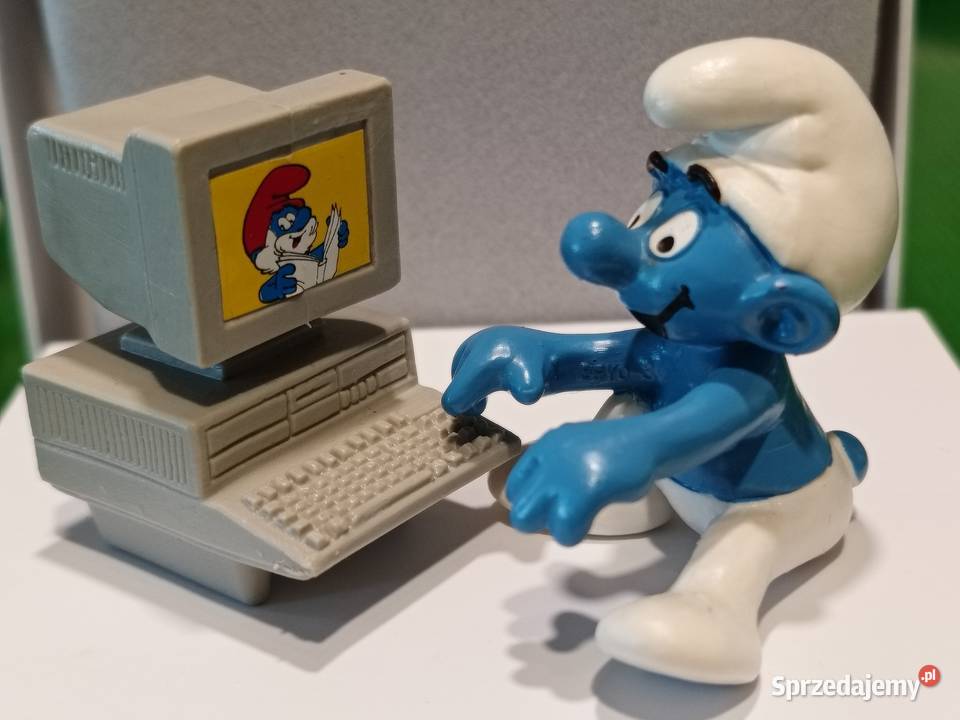 Smerfy Smerf komputerowiec figurka Schleich Bydgoszcz
