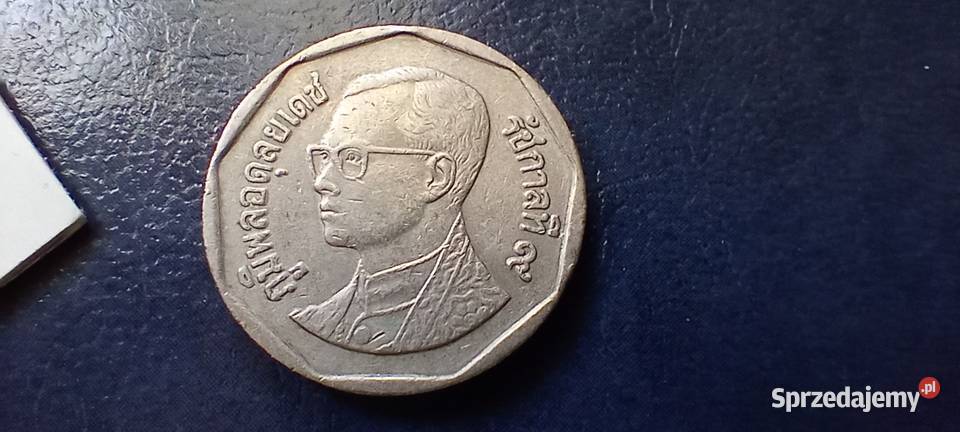 Stare monety 5 baht 1995 Tajlandia Lesko