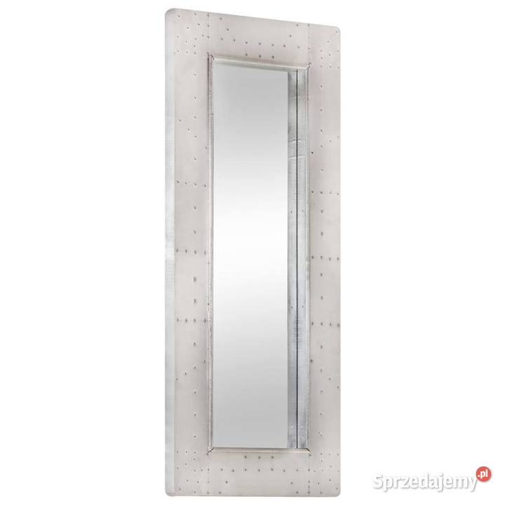 Lustro ścienne w stylu Aviator 110x50 metalowe Warszawa