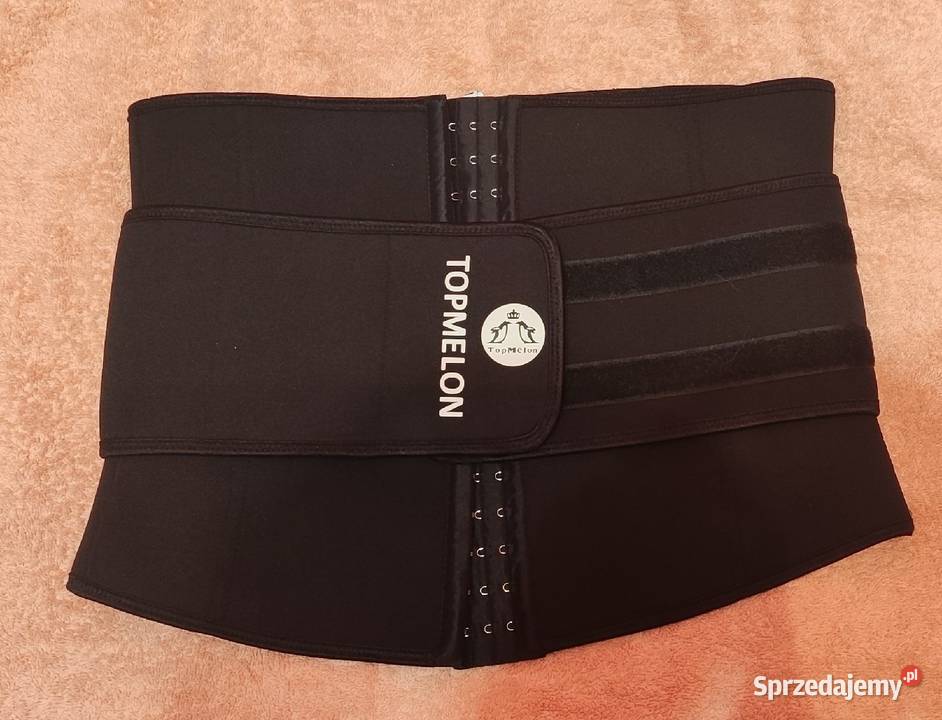 Gorset neoprenowy do ćwiczeń na brzuch XL czarny