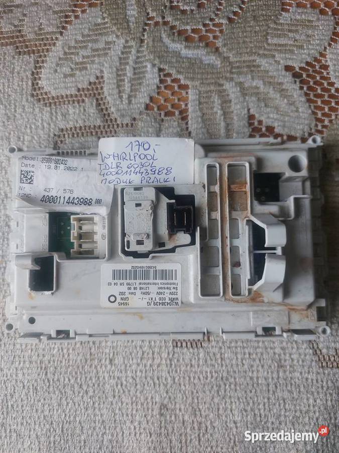 WHIRLPOOL TDLR 6030 L 400011443988 MODUŁ PRALKI Części i Akcesoria Nowy Sącz