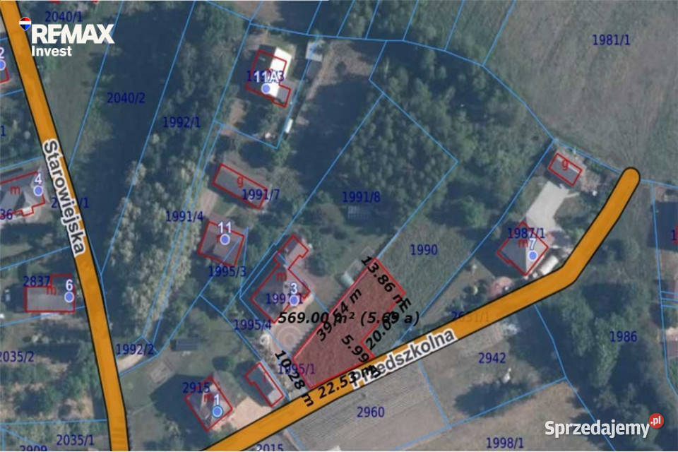 Działka budowlana 650 m2 z dojazdem do A4 w 15 małopolskie Olszyny