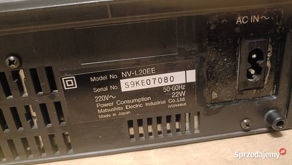 PANASONIC NVL20 Magnetowid bez pilota i kabla Poznań