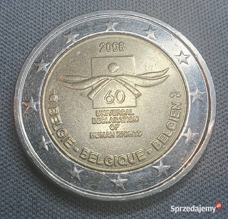 2 euro 2008 Belgia Prawa człowieka Wałbrzych