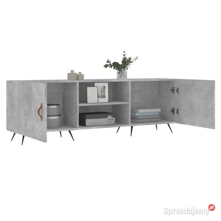 Szafka pod TV szarość betonu 150x30x50 WM829072 Warszawa