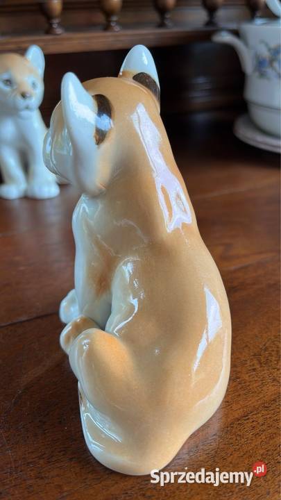 FIGURKA PORCELANOWA ŁOMONOSOW USSR Figurka pomorskie Gdańsk