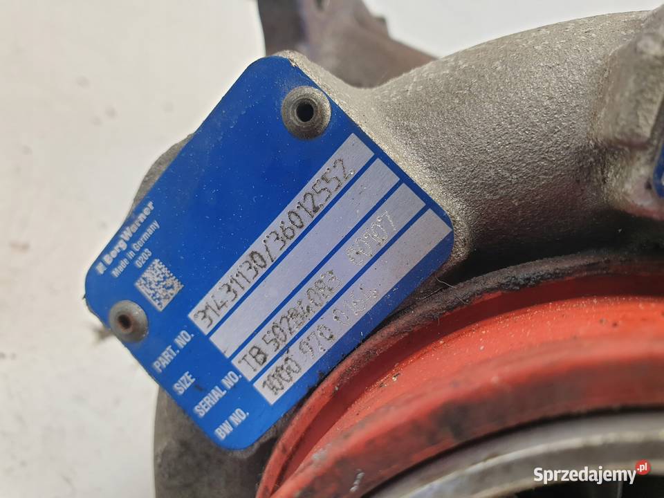 TURBOSPRĘŻARKA Volvo V60 24 D D4 181 36010145 lubelskie Chełm