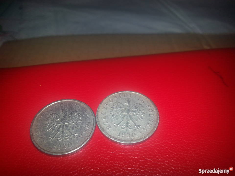Monety 1zl 1990r i1991 r obiegowe Kraków