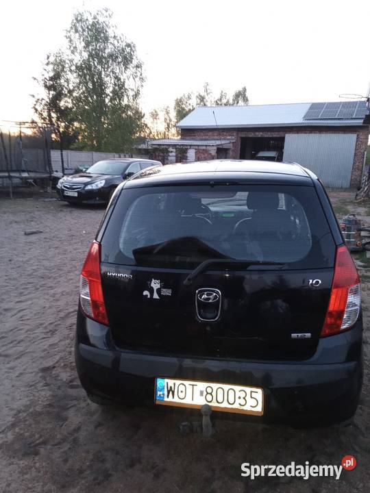 Hyundai i10 2008r uszkodzony rejestracja 2009r Borzęcin Duży