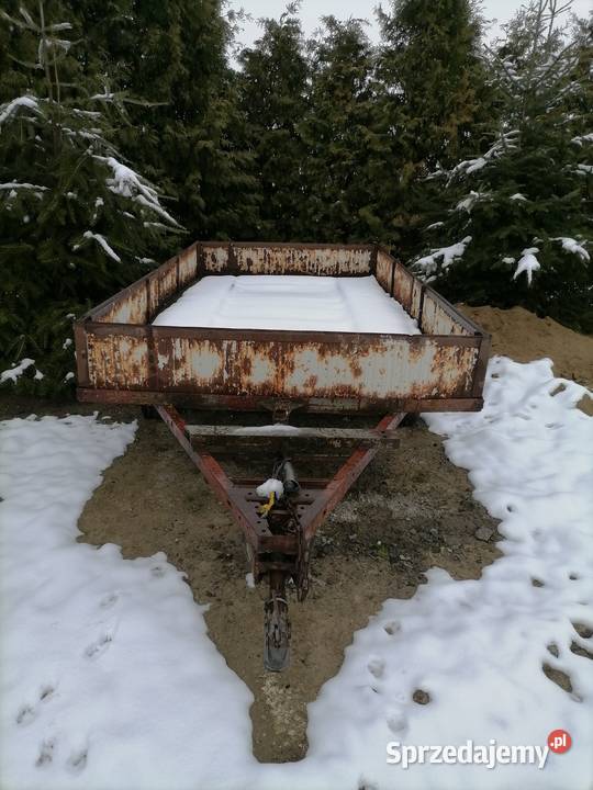 Przyczepa laweta sam zarejestrowana