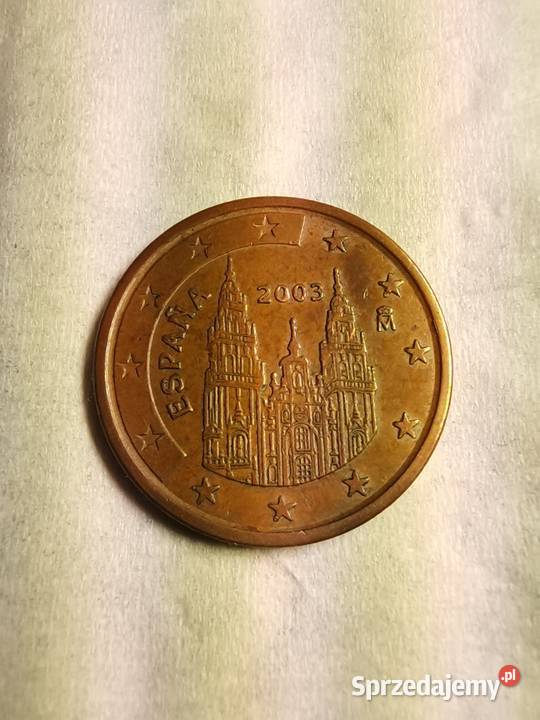 Hiszpania 5 Euro cent 2003 r Ząbki