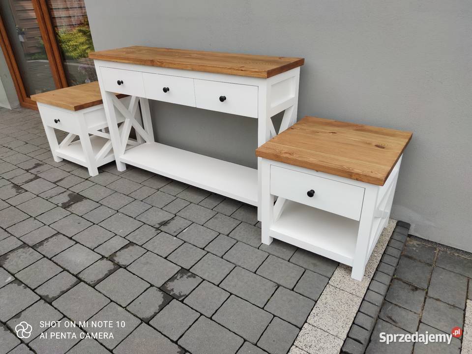 Konsola drewniana lite drewno 100cm Zduńska Wola