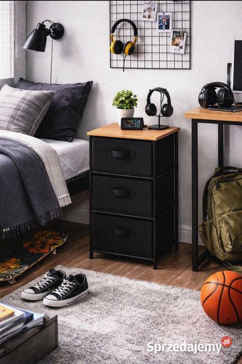 Regał Gotel 40 x 68 x 30 CZARNY Ryki