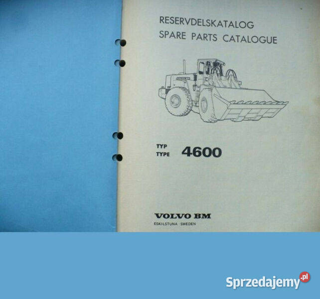 Volvo BM 4600 ładowarka katalog części wysyłka Kielce