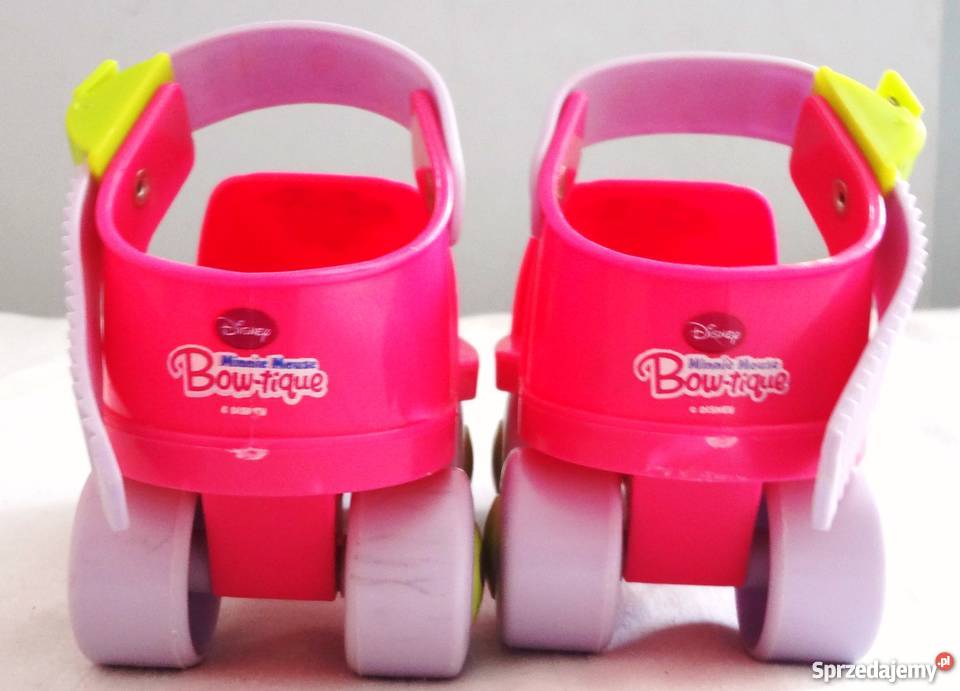 Oryginalne REGULOWANE WROTKI dziecka MYSZKA żółty/złoty Rolki, wrotki i hulajnogi Bydgoszcz