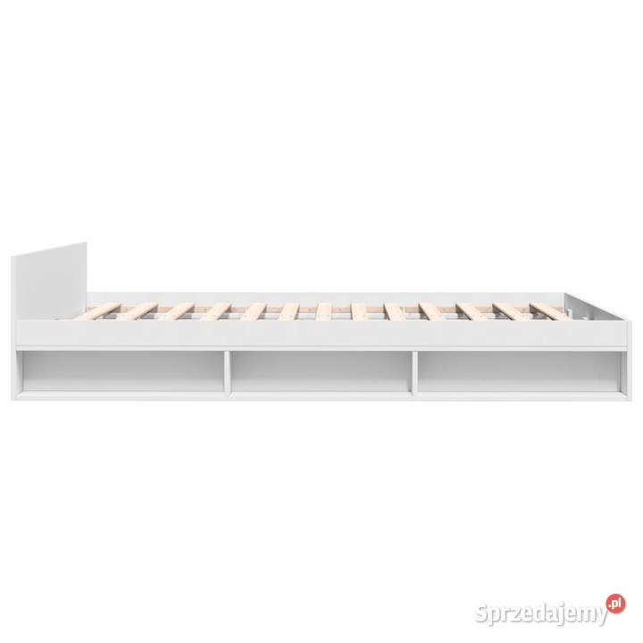 Rama łóżka z szufladami biała 160x200 WM3280734