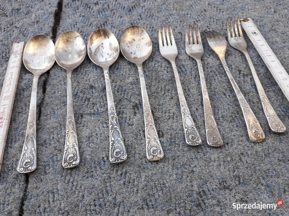 Sztućce Meh Rosja posrebrzane Częstochowa