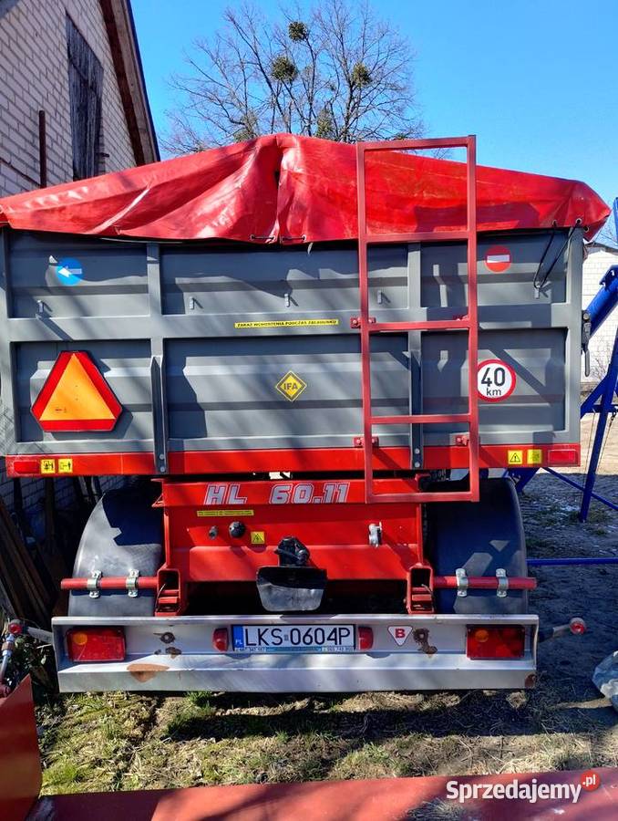Przyczepa hl6011 dwustronny wywrot Gorzków-Osada sprzedam