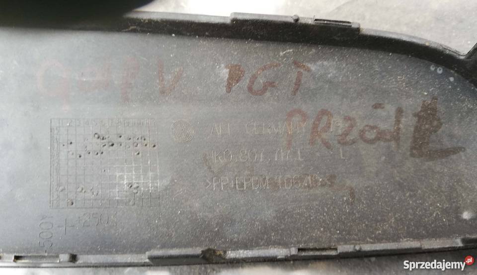 VW Golf V GT Kombi Listwa zderzaka przednia lewa osobowe Jaworzno