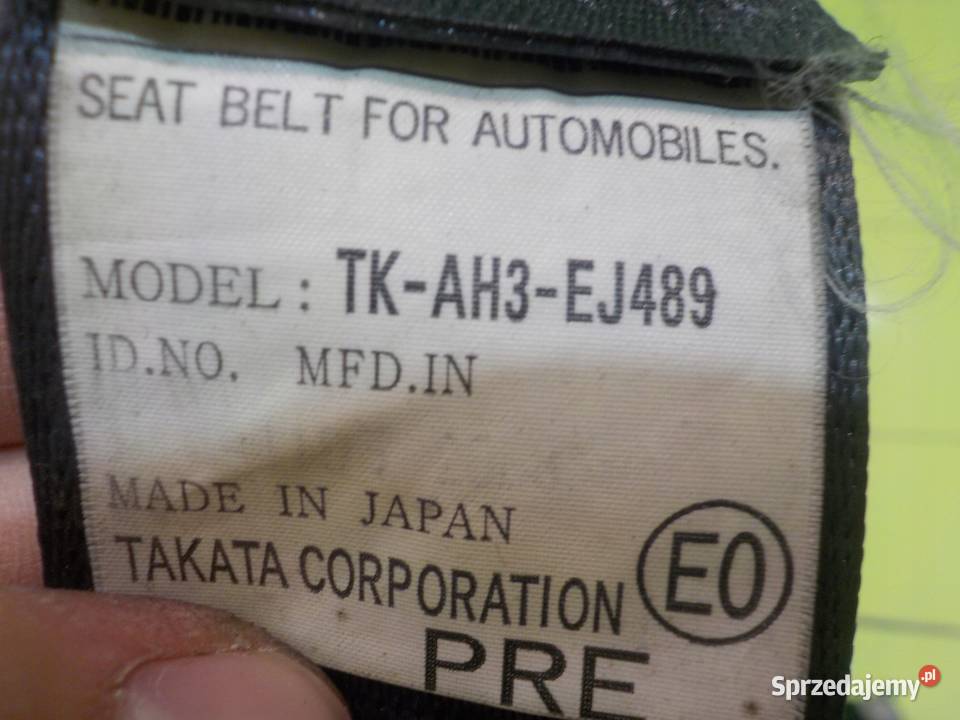 HONDA ACCORD VIII 09r pas bezpieczenstwa lewy mazowieckie Suków