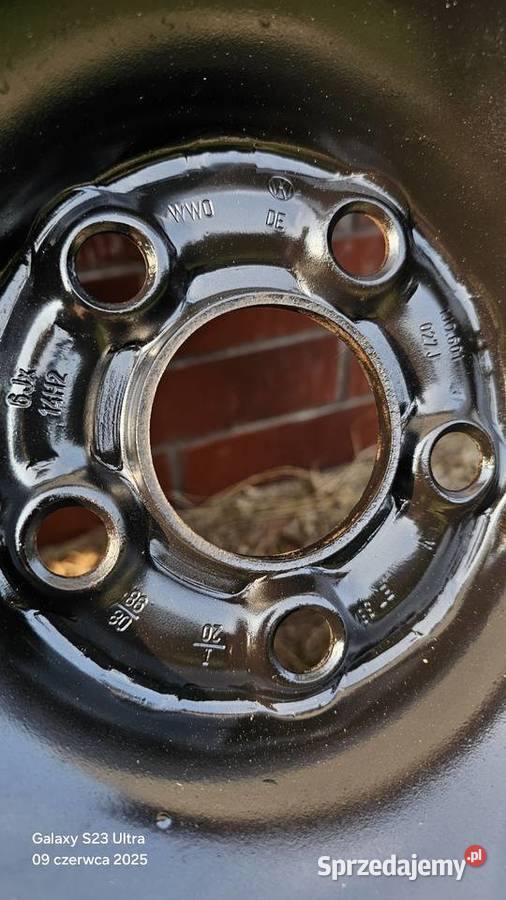 Koła stalowe z oponami volkswagena 5x100 et 38 Syców