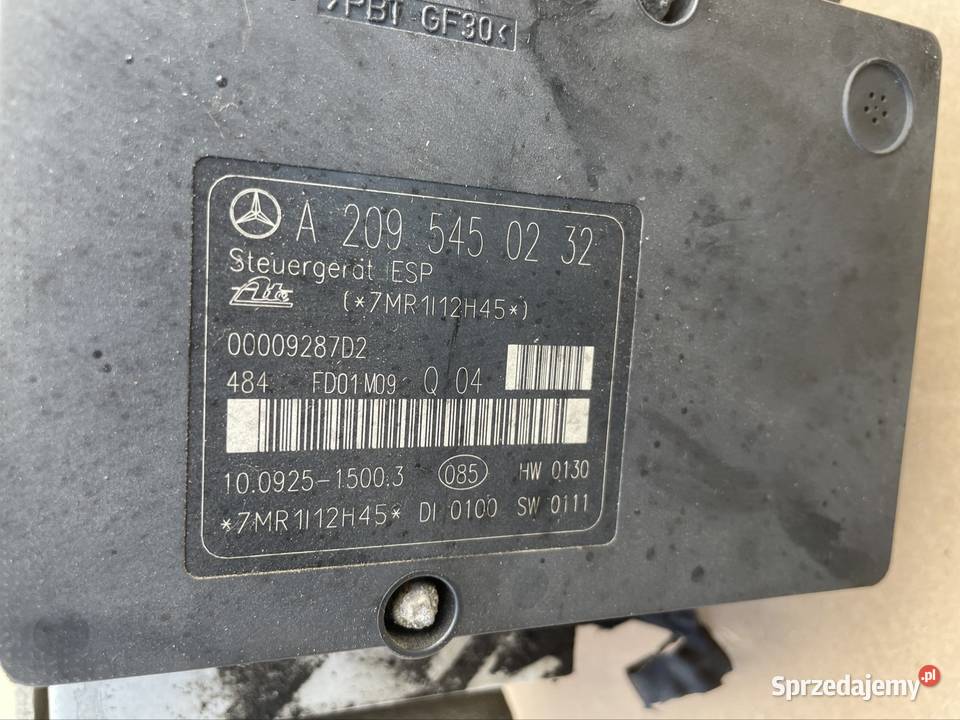 A2095450232 pompa sterownik abs Mercedes c w203 Szczecin