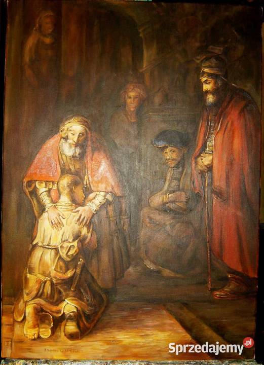 Kopia obrazu Rembrandta Powrót syna kujawsko-pomorskie