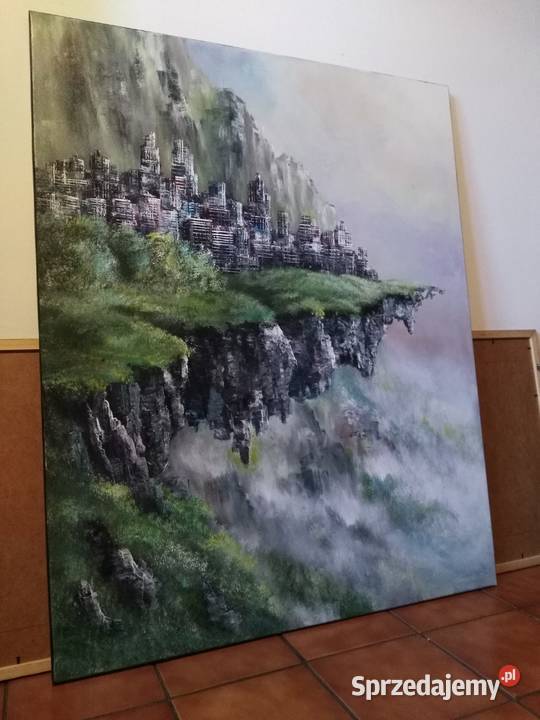 Andrzej Fronczak Skalista kraina akryl 80x100 Włocławek