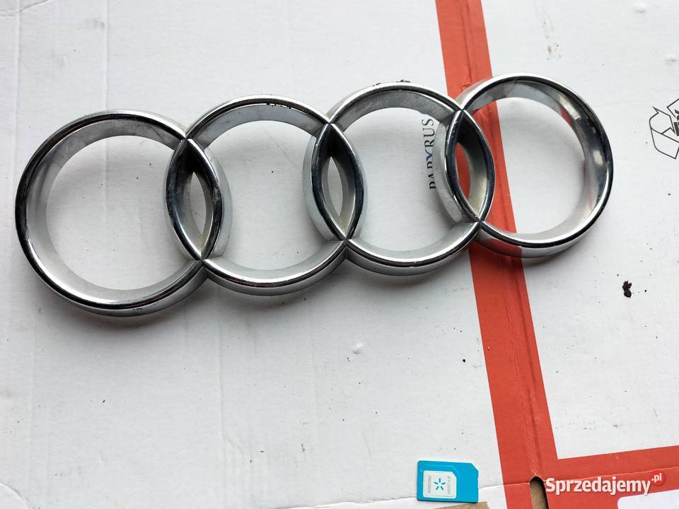 AUDI 80 B4 80B4 ZNACZEK EMBLEMAT ATRAPKI GRILA osobowe Kamień-Kolonia