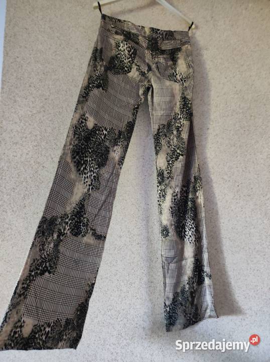 spodnie eleganckie vintage retro kuloty dzwony Kielce