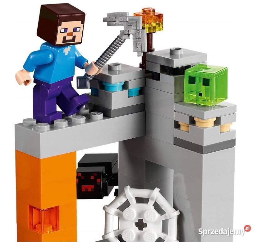 LEGO Minecraft 21166 Opuszczona kopalnia Łódź