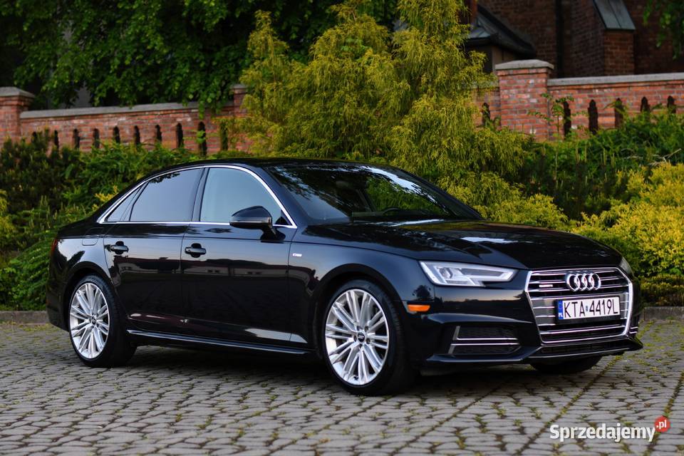 AUDI A4 B9 20TFSI 252 Sline Quattro STronic 2017 automatyczna Radłów