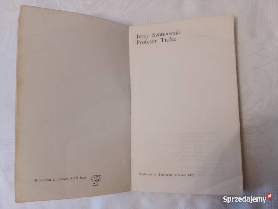 Książka PROFESOR TUTKA Jerzy Szaniawski Oborniki