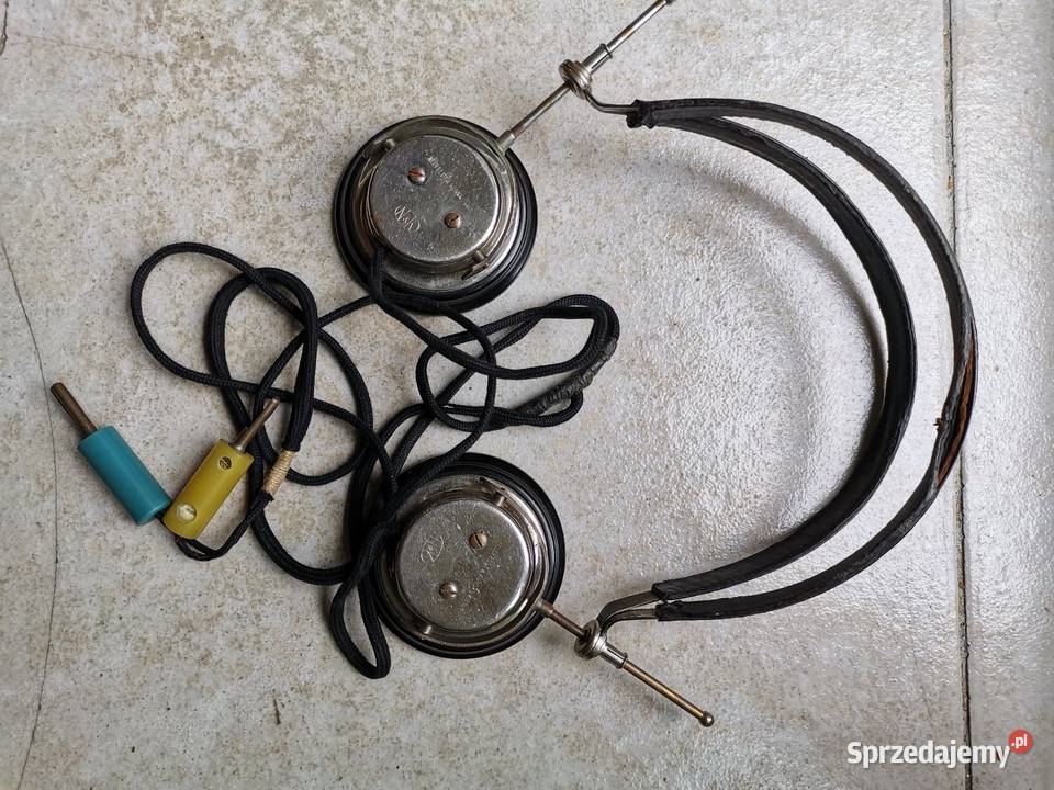 Stare słuchawki do Detefon Radio kryształkowe z Kraków