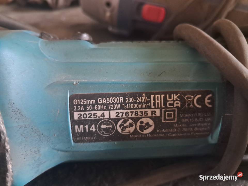 Syndyk sprzeda Szlifeirkę Makita GA5030R sprzedam